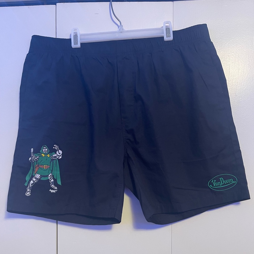 Von Doom Black Shorts Extra Large